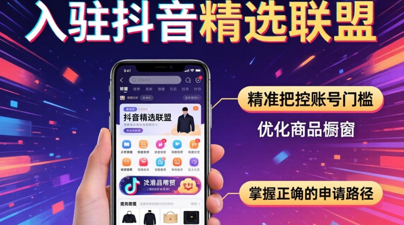 抖音精选联盟怎么加入教程