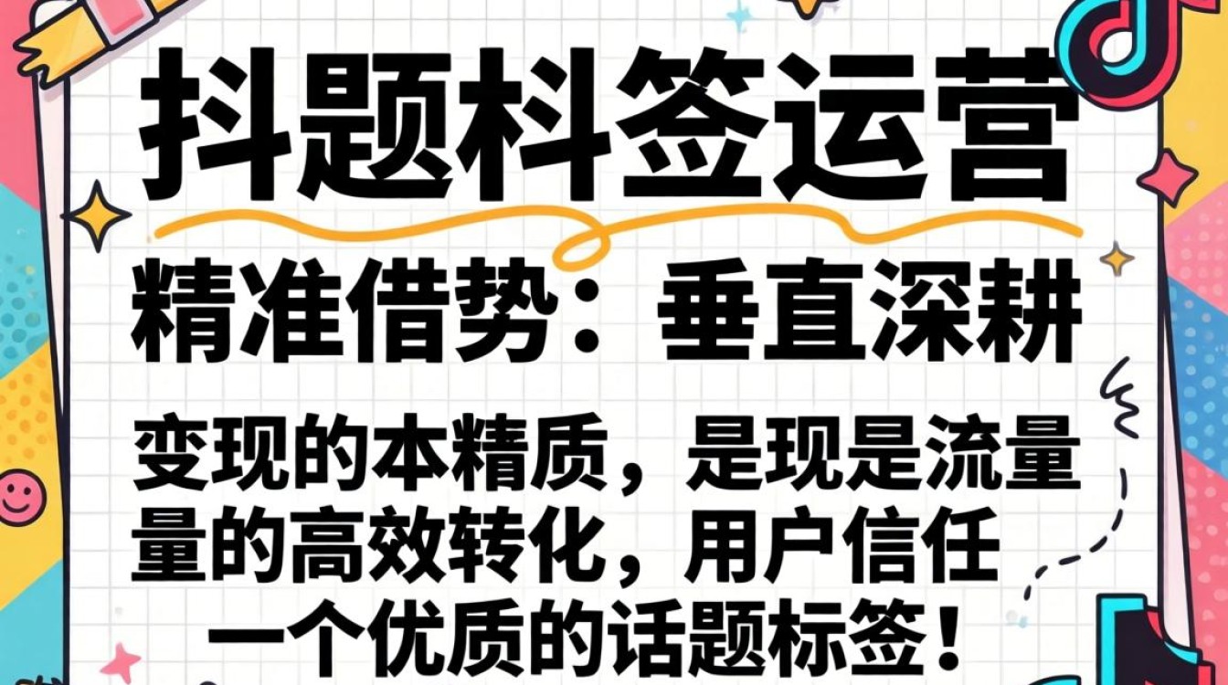 抖音话题标签运营技巧有哪些