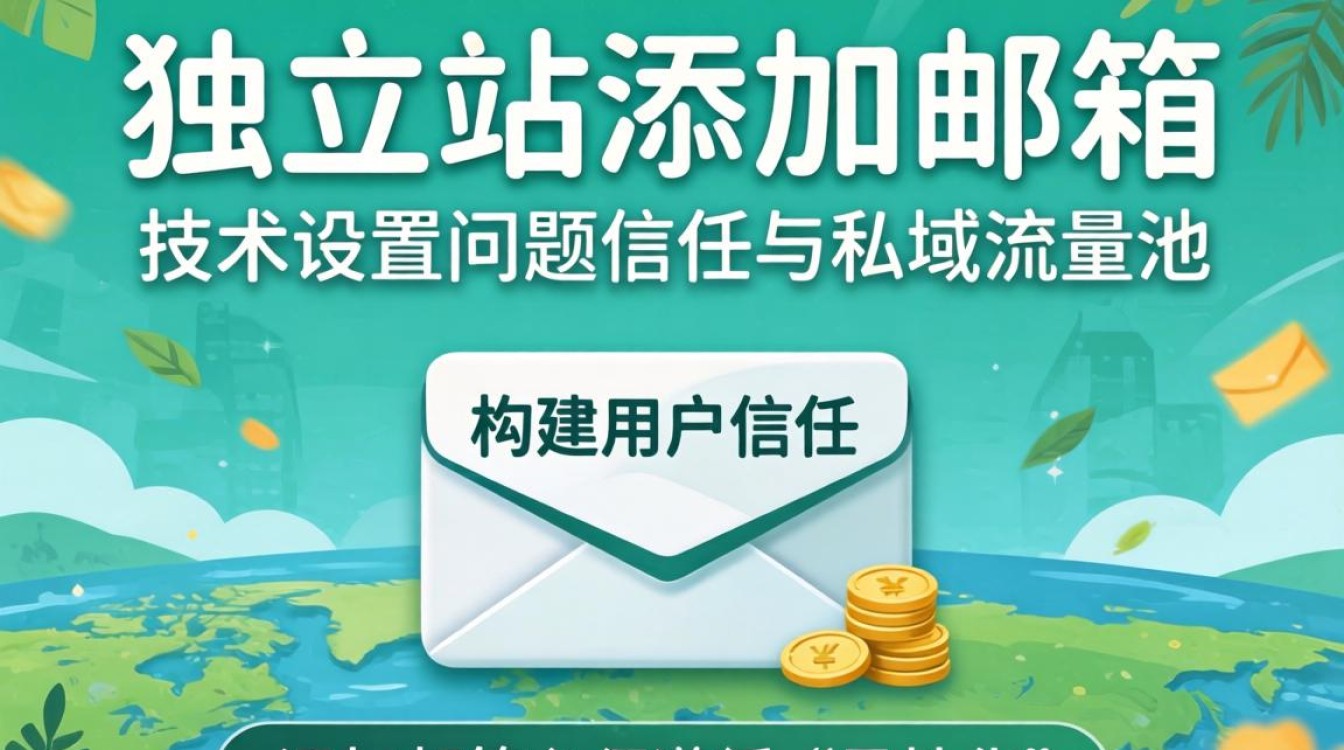 跨境独立站怎么添加邮箱