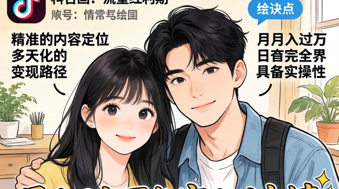 TikTok情侣日常手绘画怎么变现?月入过万真的靠谱吗 TikTok情侣日常手绘画怎么变现