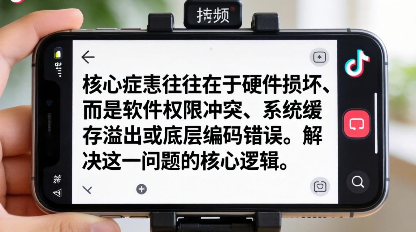 抖音录屏白屏是什么原因
