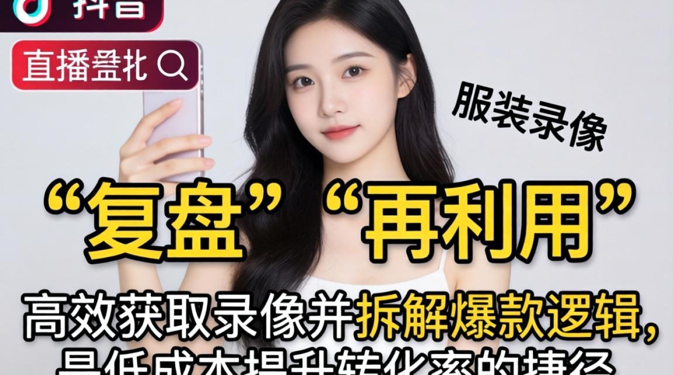 抖音直播回放如何保存下载