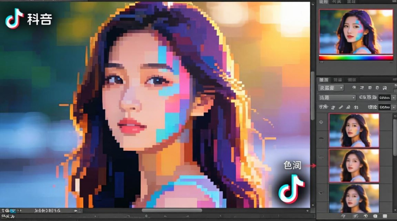 抖音调色参数怎么调好看
