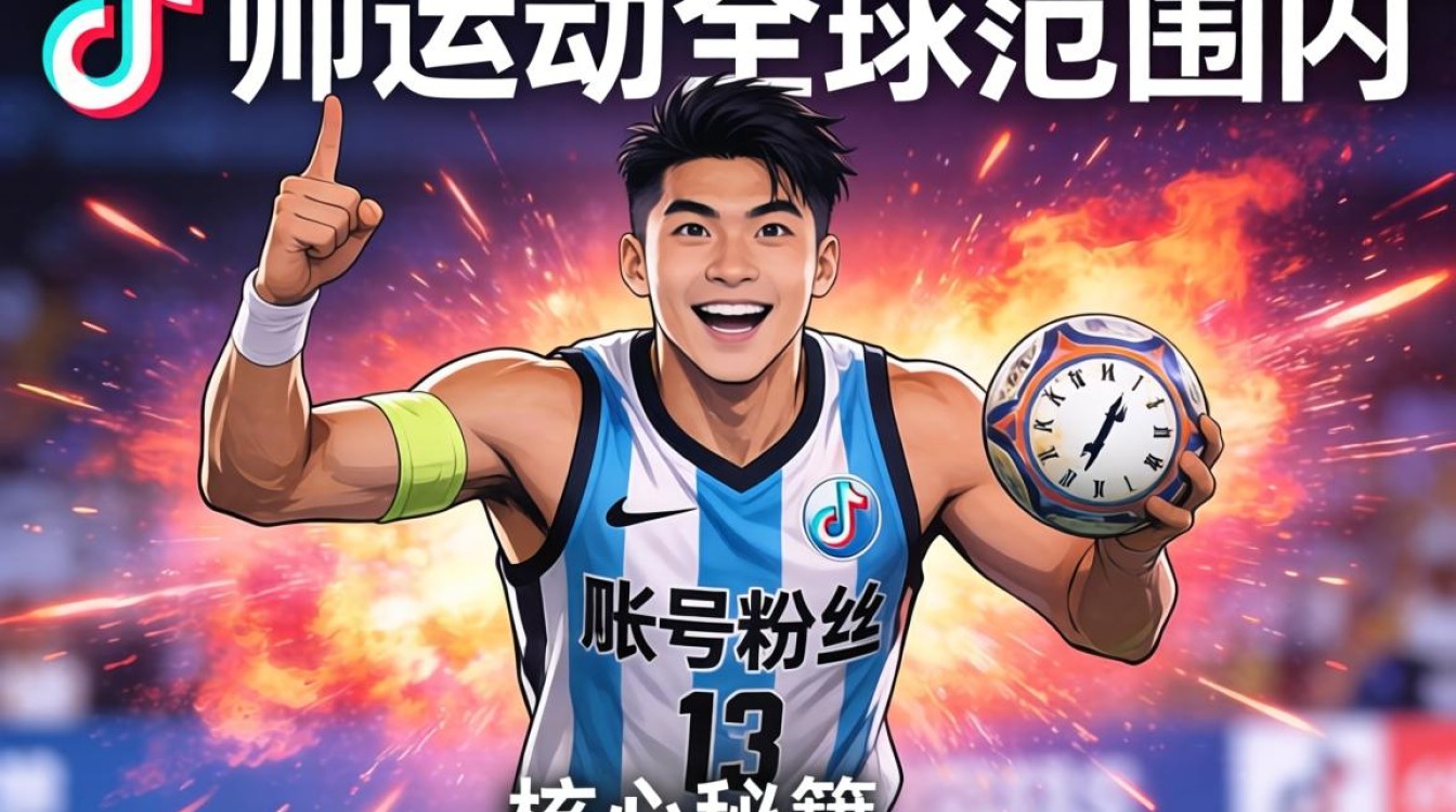 TikTok帅哥运动员如何涨粉?全球账号粉丝增长秘籍 TikTok帅哥运动员如何涨粉