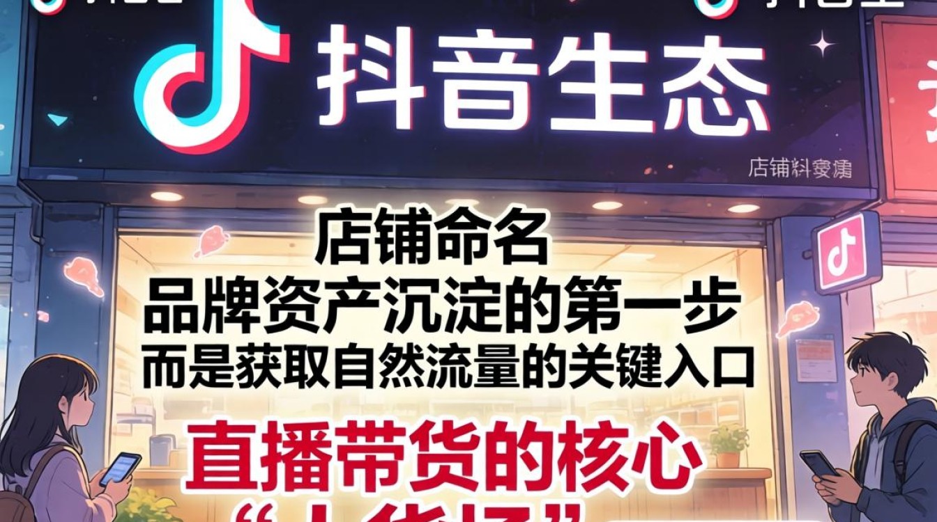 抖音上卖货怎么找店铺名