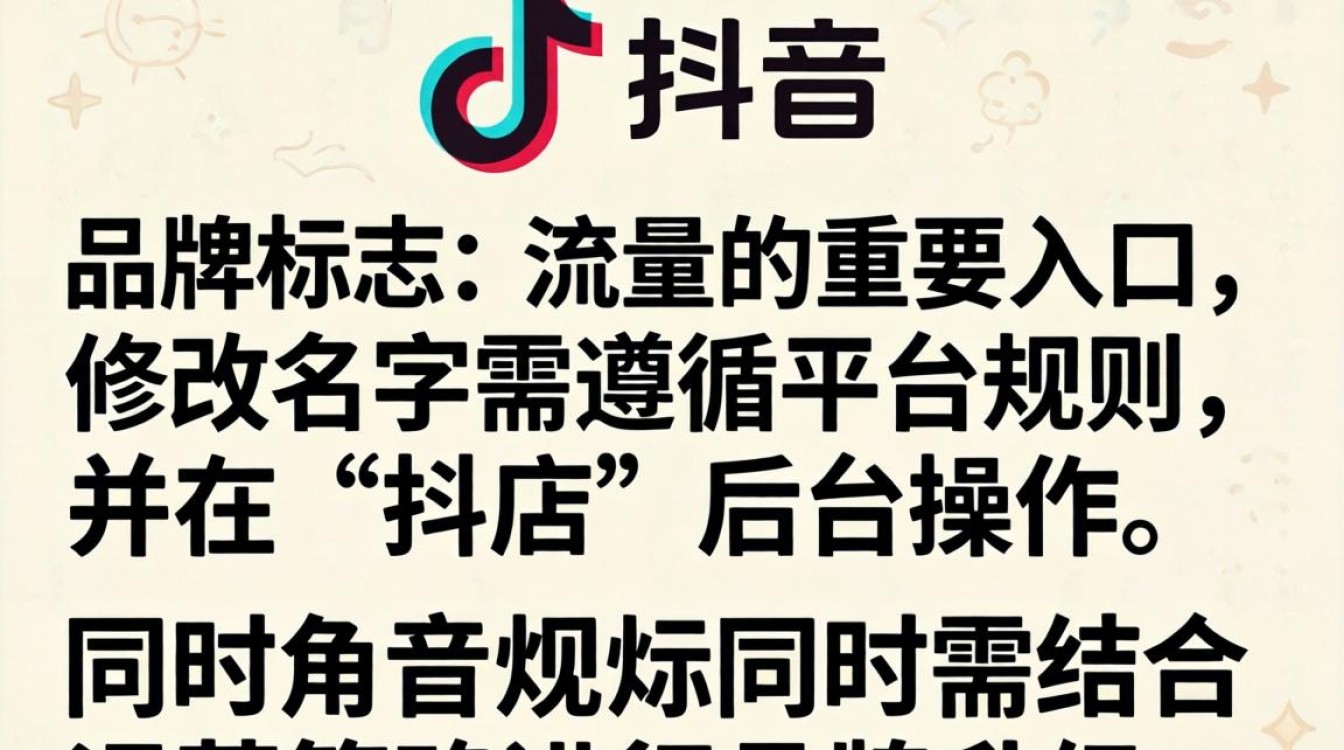 抖音店铺改名详细步骤教程