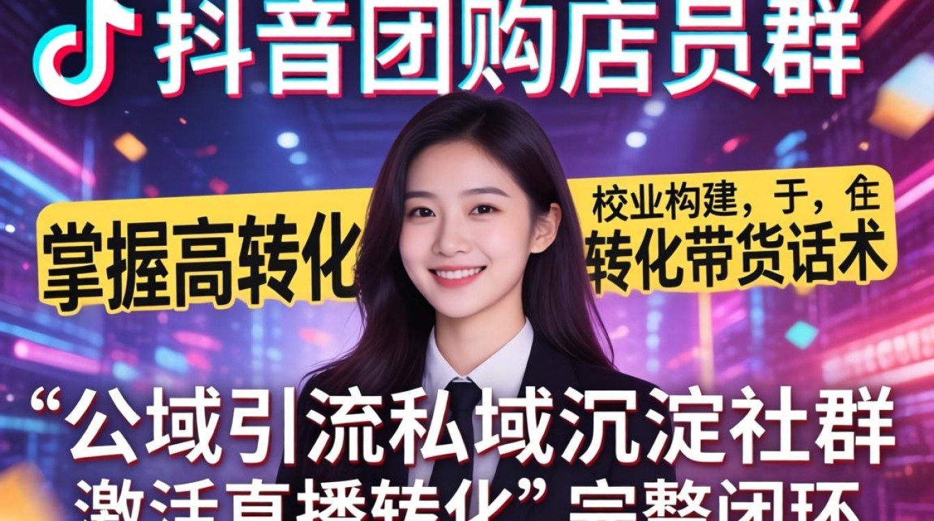 怎么添加抖音团购店员群?抖音团购带货话术与转化技巧 抖音团购带货话术与转化技巧