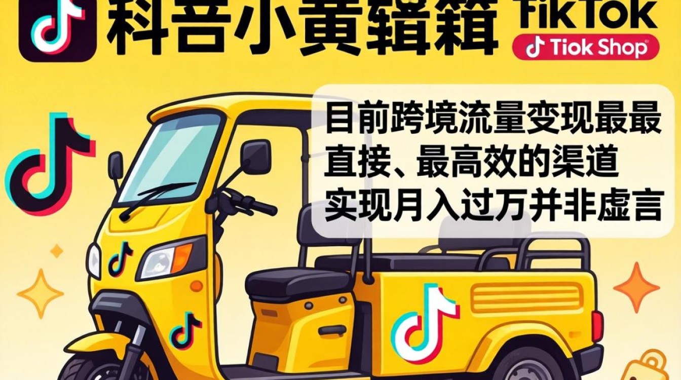 TikTok小黄车变现技巧月入过万