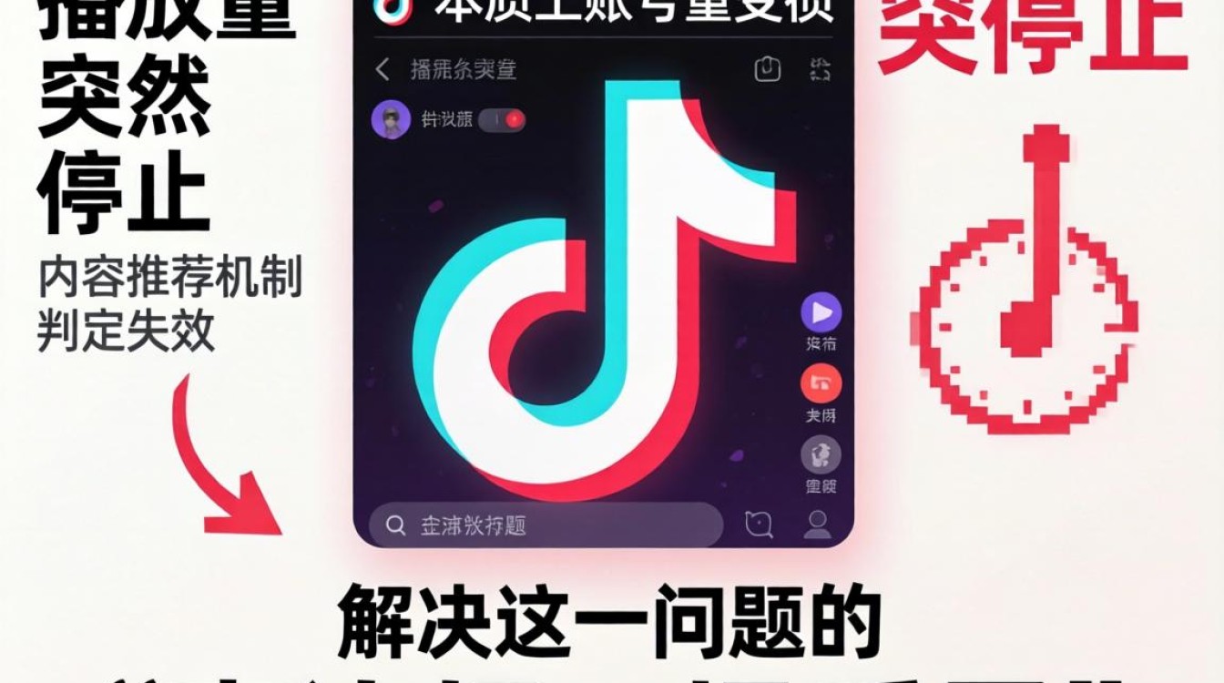 TikTok播放量突然停止怎么办