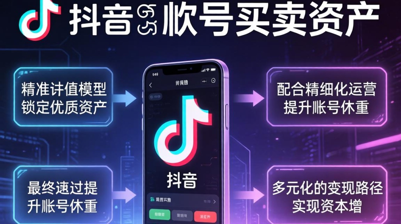 抖音账号买卖运营技巧与变现模式全解