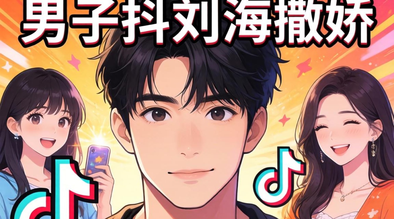 TikTok男子抖刘海撒娇怎么变现