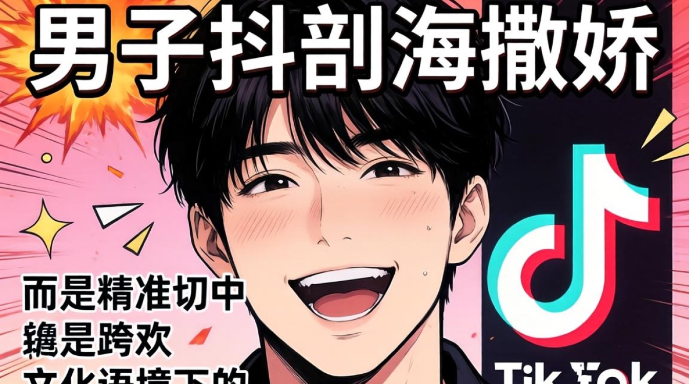 TikTok男子抖刘海撒娇怎么变现