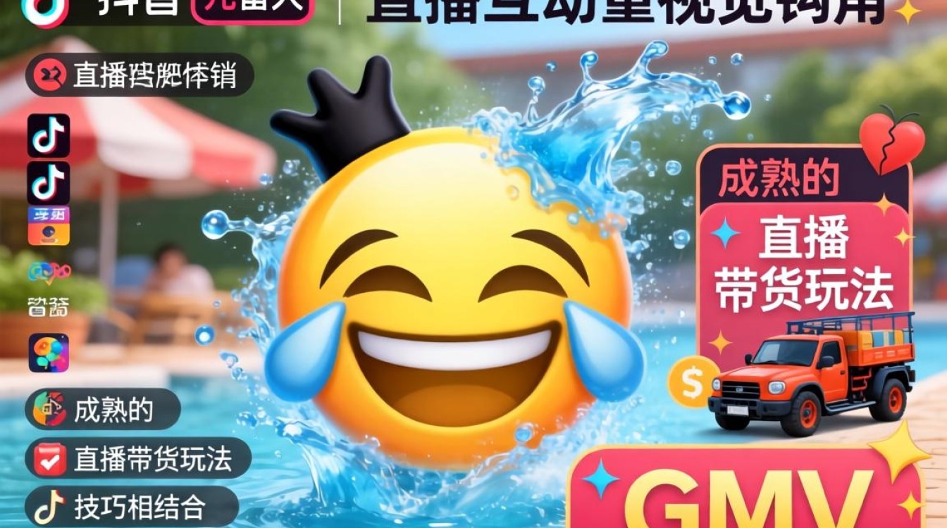 抖音表情泼水怎么弄的?直播带货玩法与技巧详解 直播带货玩法与技巧详解