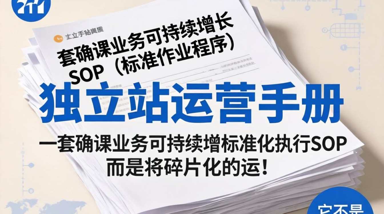 独立站运营手册包含哪些内容