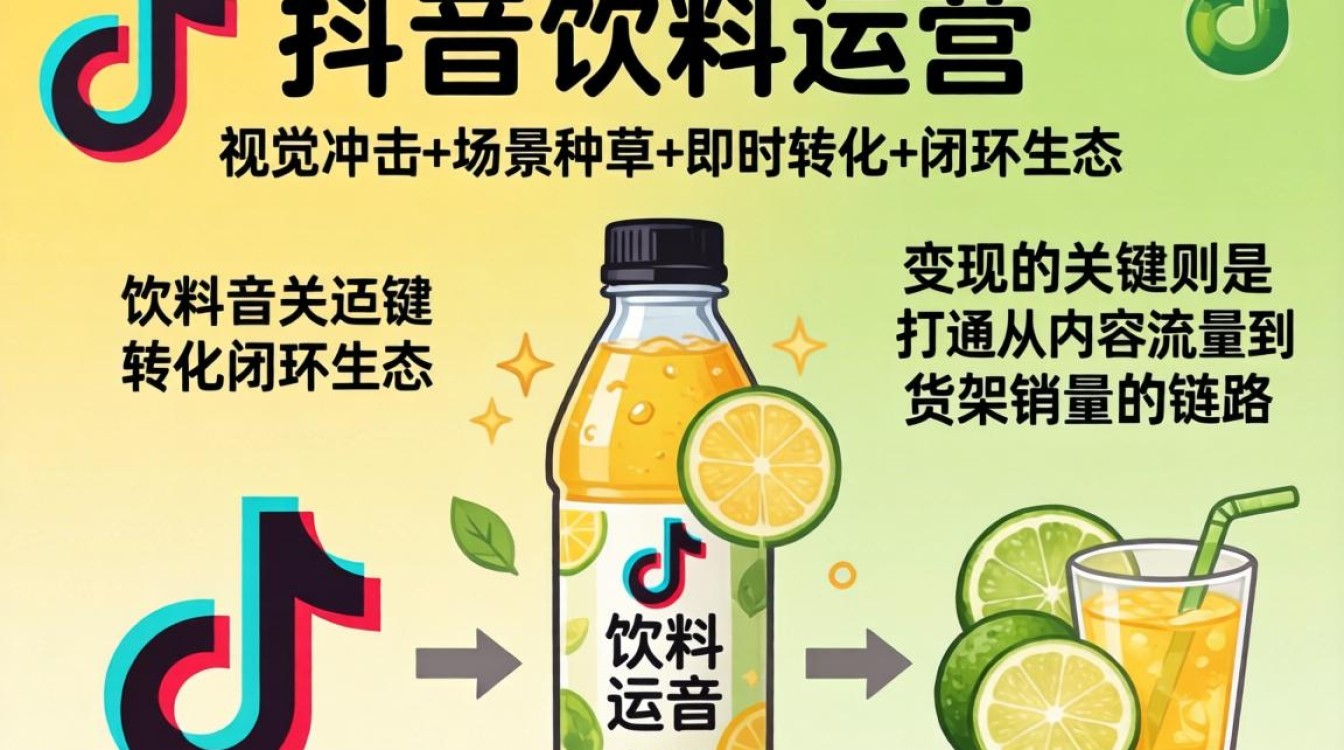 抖音饮料运营专业技巧与变现模式
