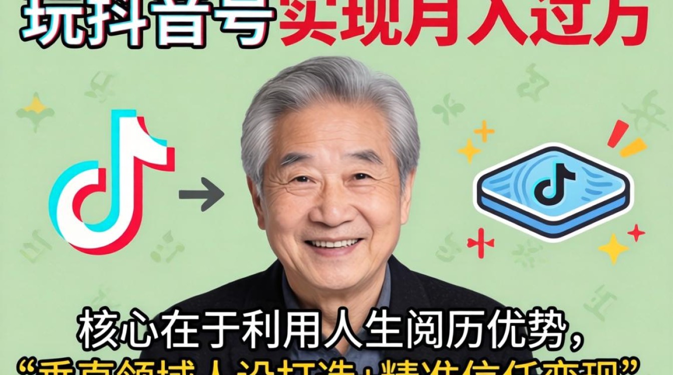 年龄大的人怎么玩抖音号