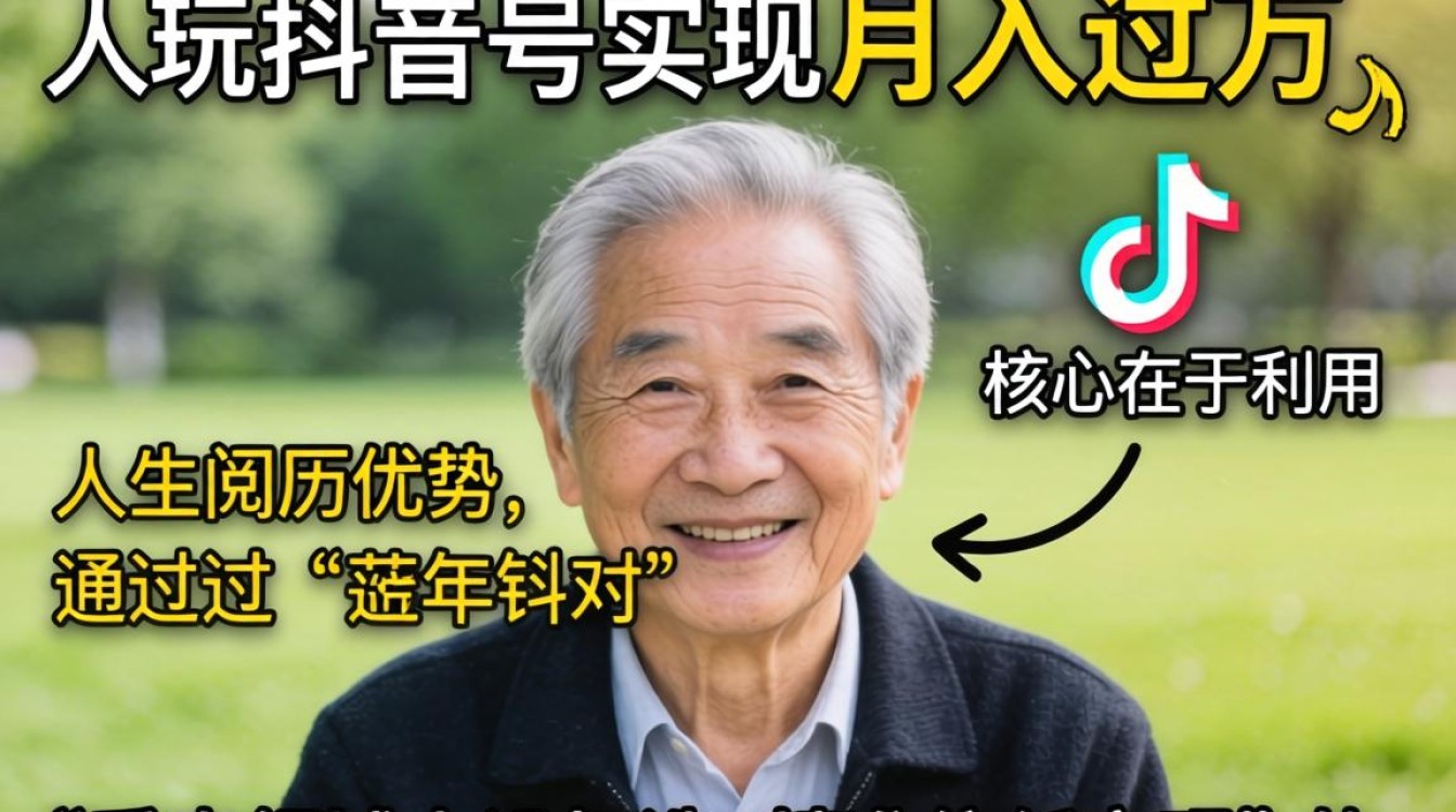 年龄大的人怎么玩抖音号