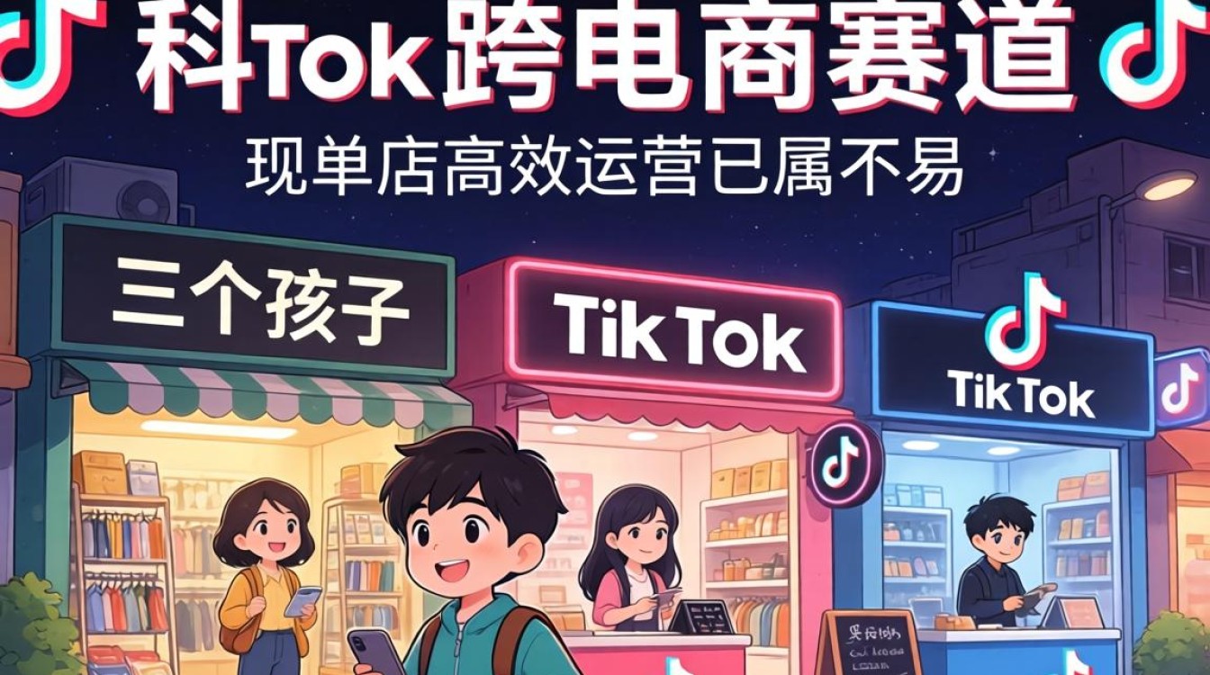 TikTok三个孩子怎么做?跨境电商实战攻略详解 TikTok三个孩子怎么做