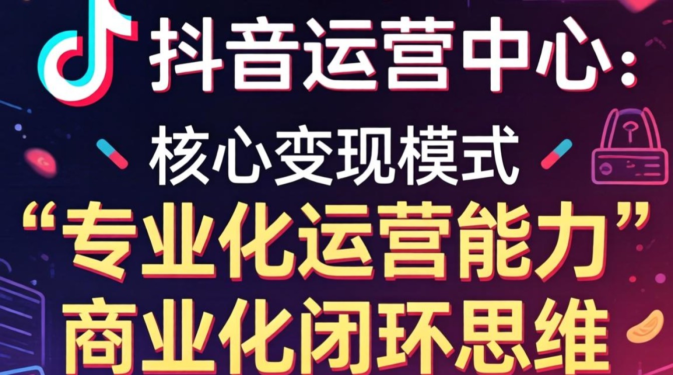 抖音运营中心变现模式有哪些