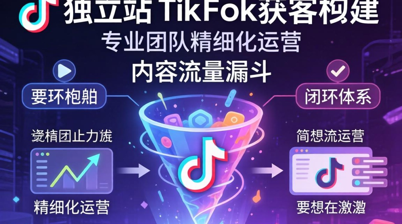 独立站怎么做tiktok