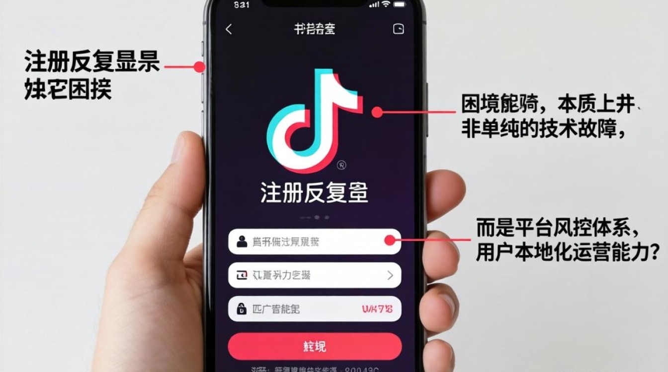 TikTok注册反复显示注册怎么办