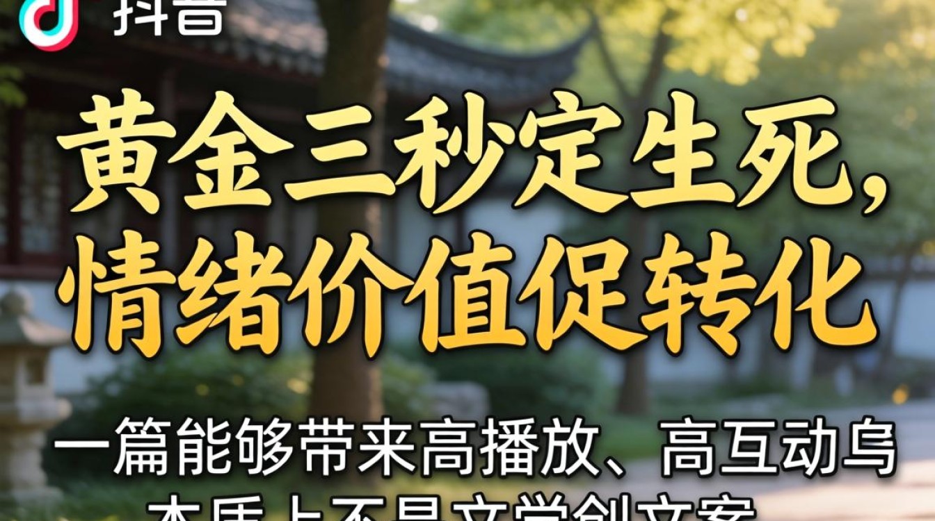 抖音怎么写文案从入门到精通实战教程