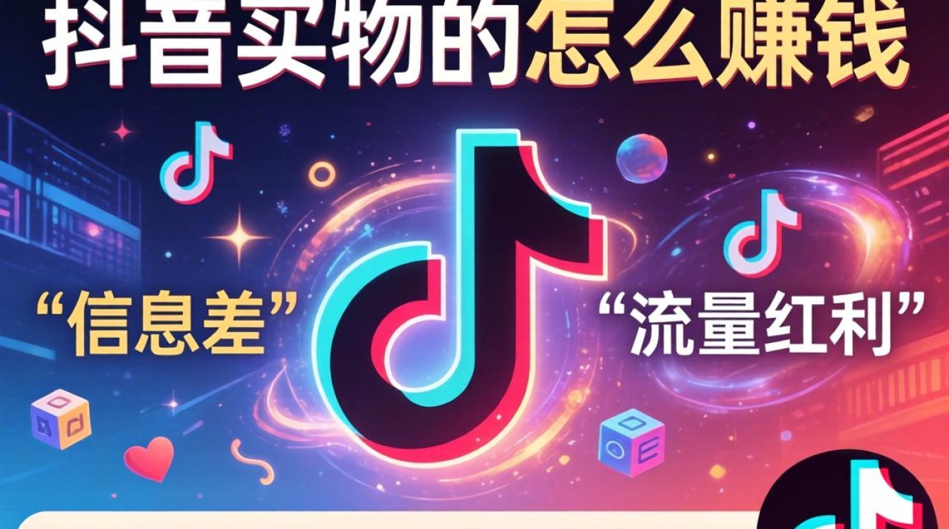 在抖音买东西怎么赚钱的