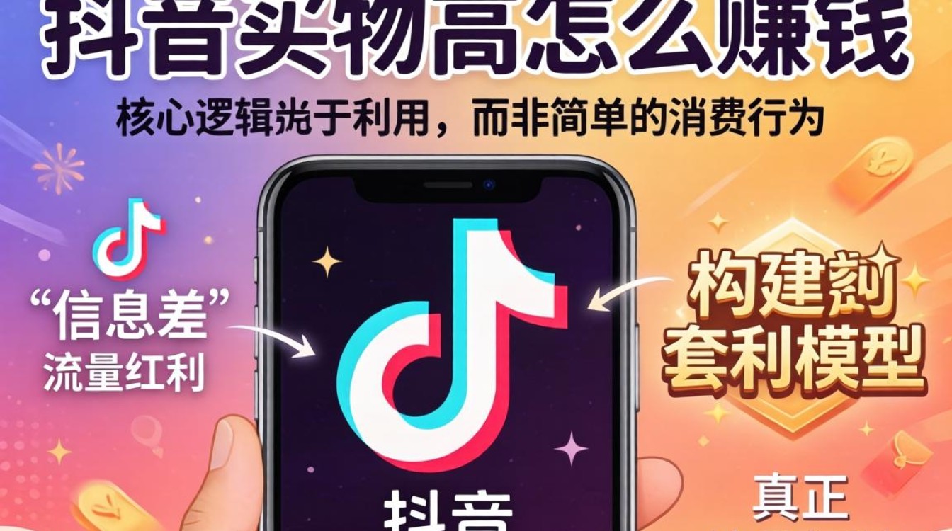 在抖音买东西怎么赚钱的