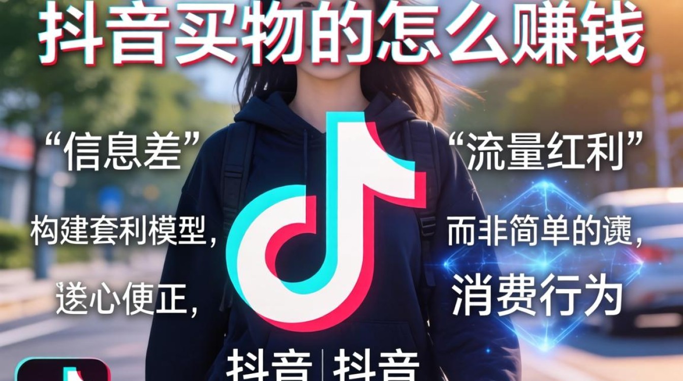 在抖音买东西怎么赚钱的