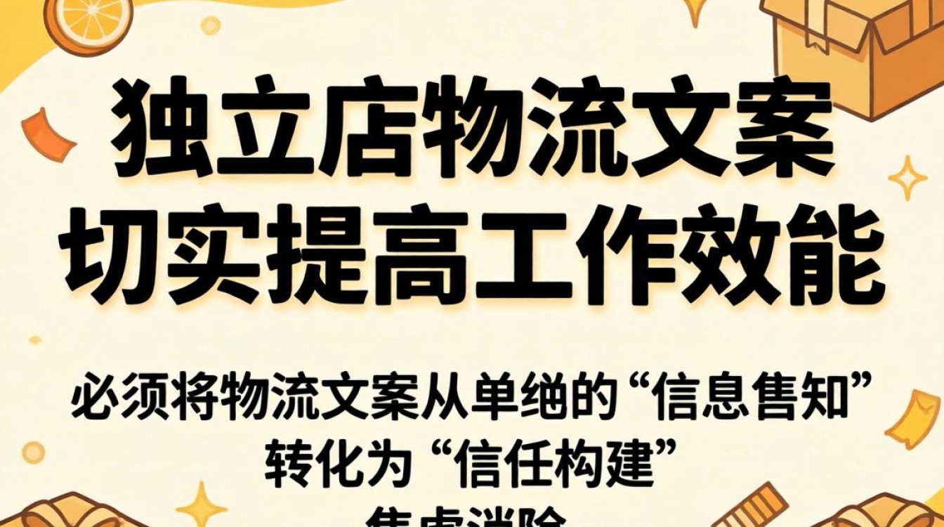 独立站物流文案怎么写好