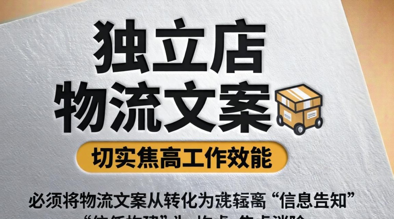 独立站物流文案怎么写好