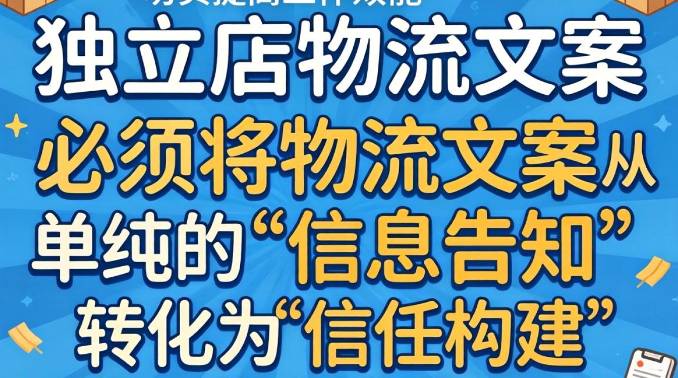 独立站物流文案怎么写好