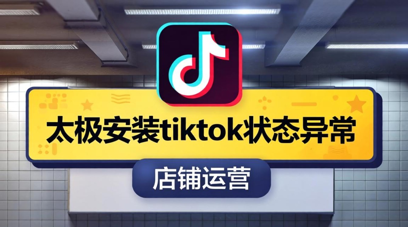 太极安装tiktok状态异常怎么办