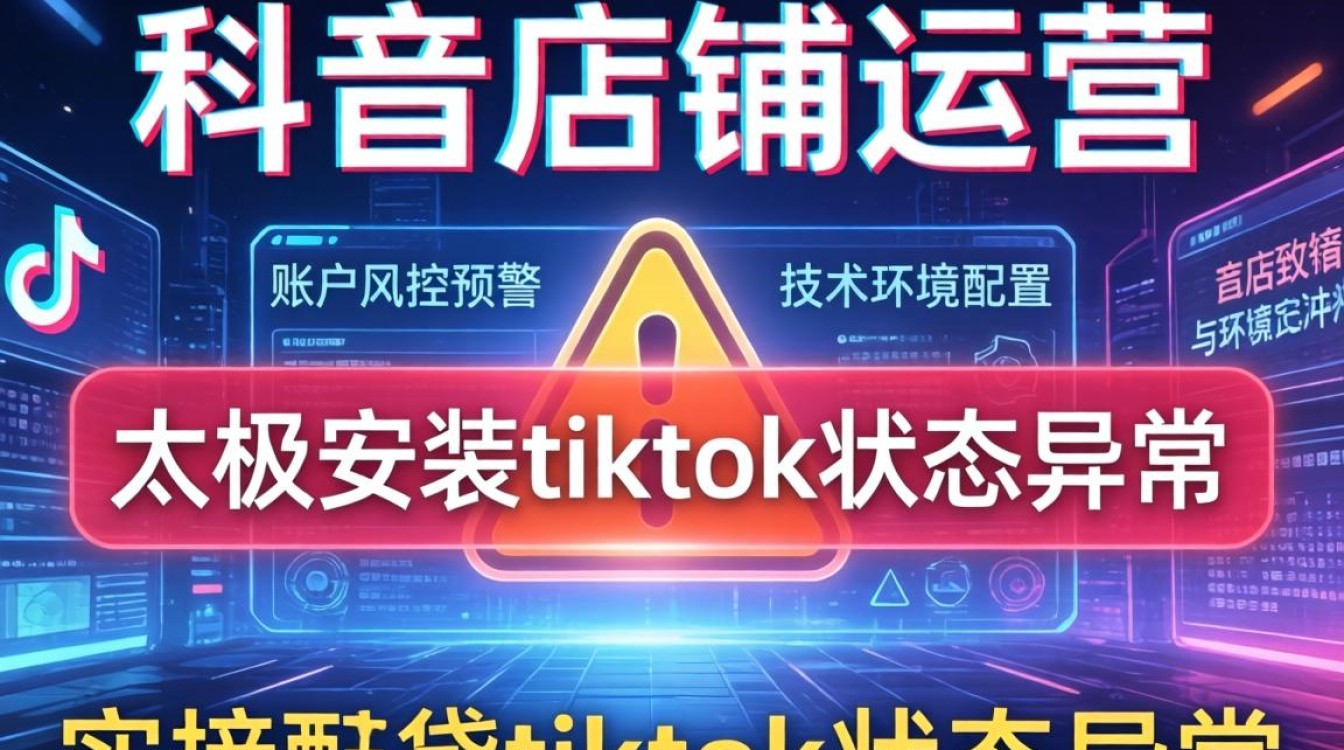 太极安装tiktok状态异常怎么办