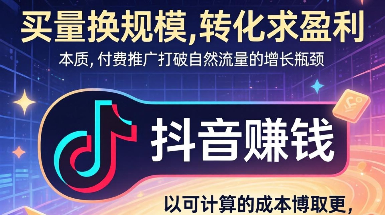 抖音付费流量怎么赚钱?抖音付费流量有哪些变现方式? 抖音付费流量有哪些变现方式