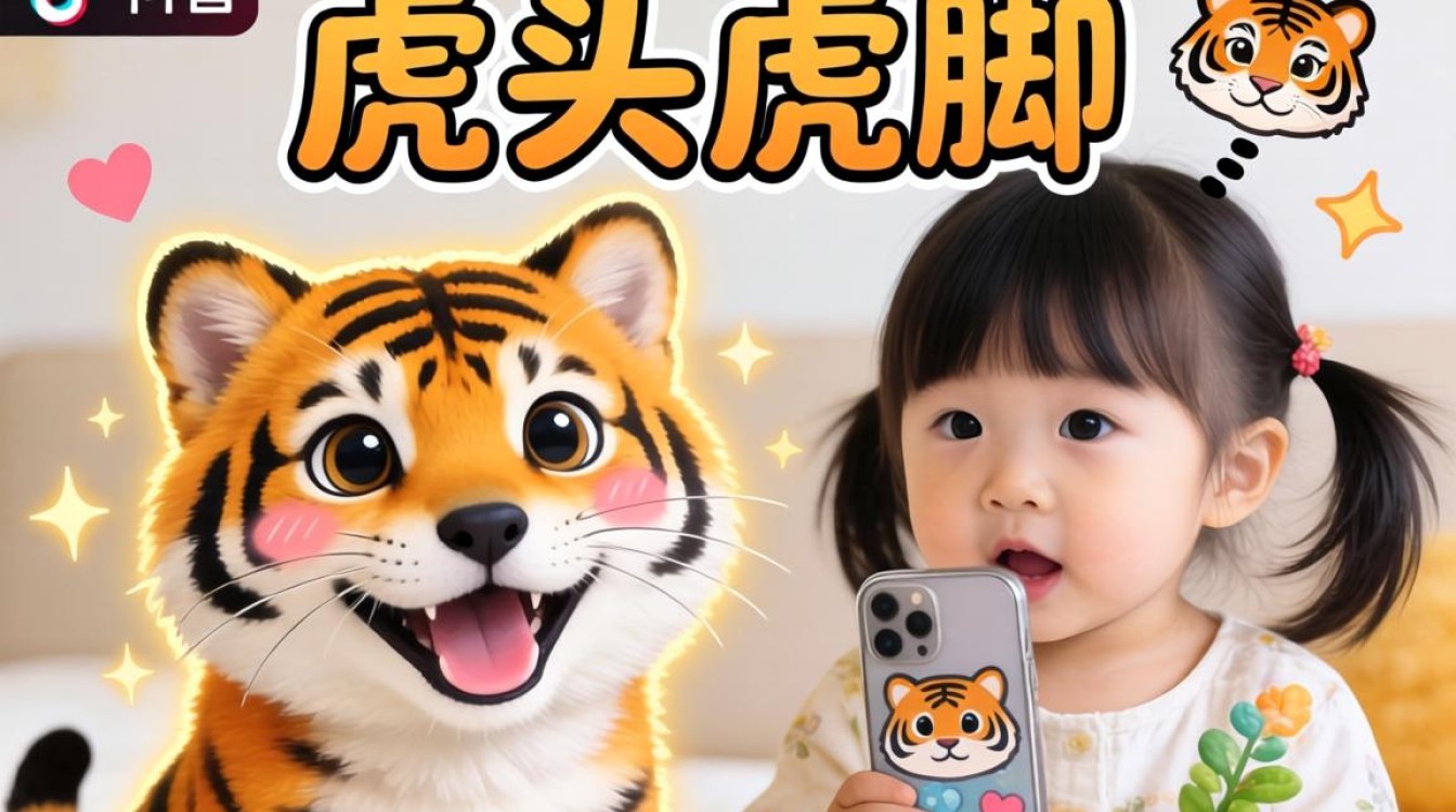 虎头虎脚抖音怎么拍的