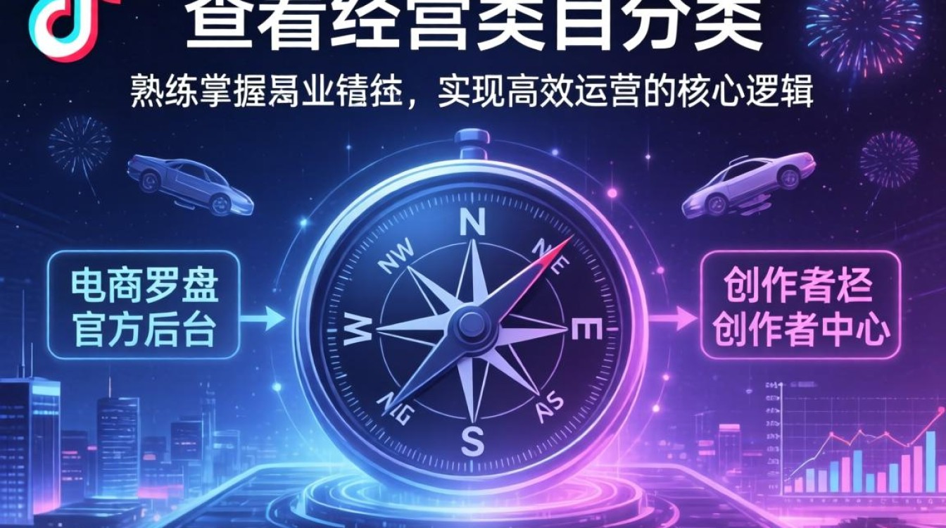 抖音怎么看经营类目分类