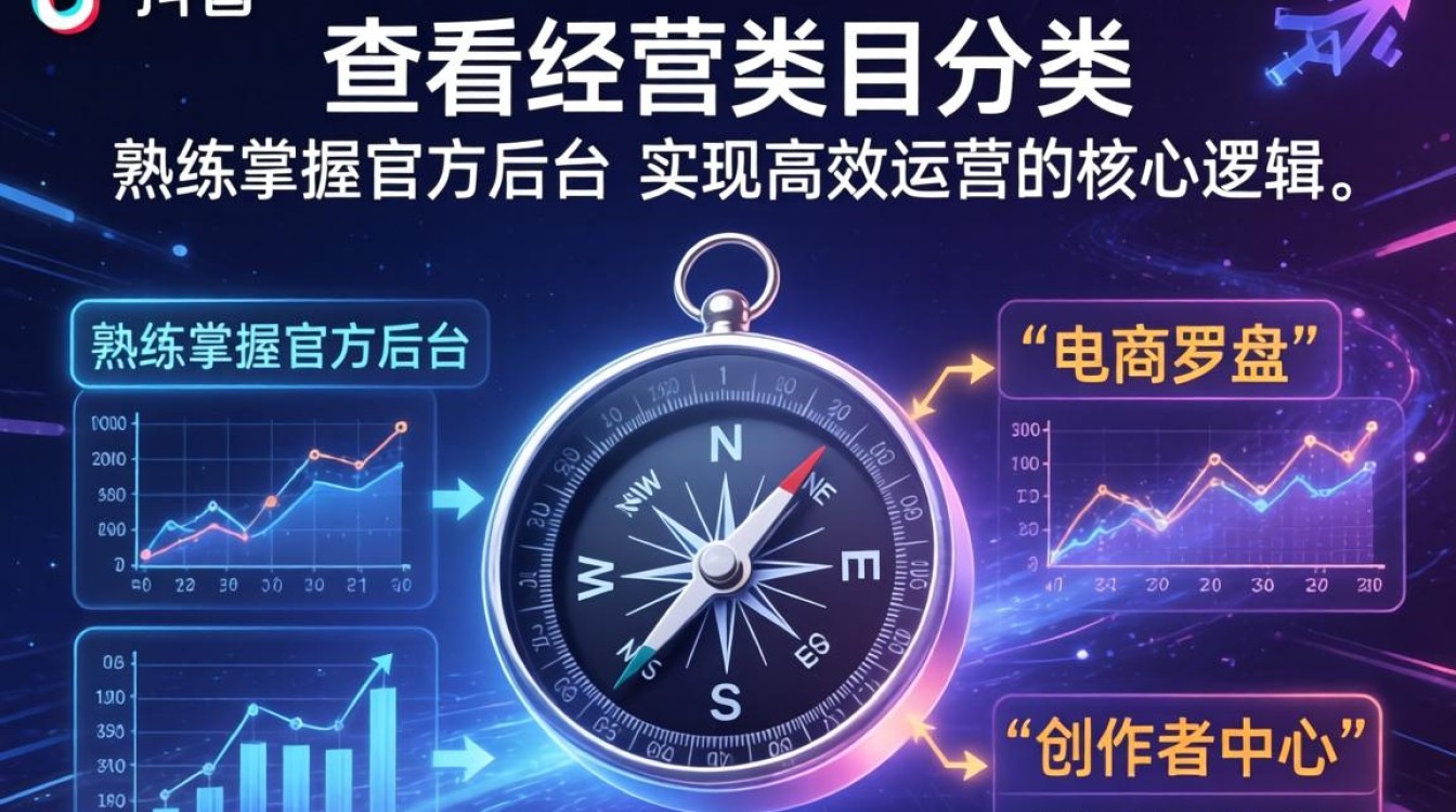 抖音怎么看经营类目分类