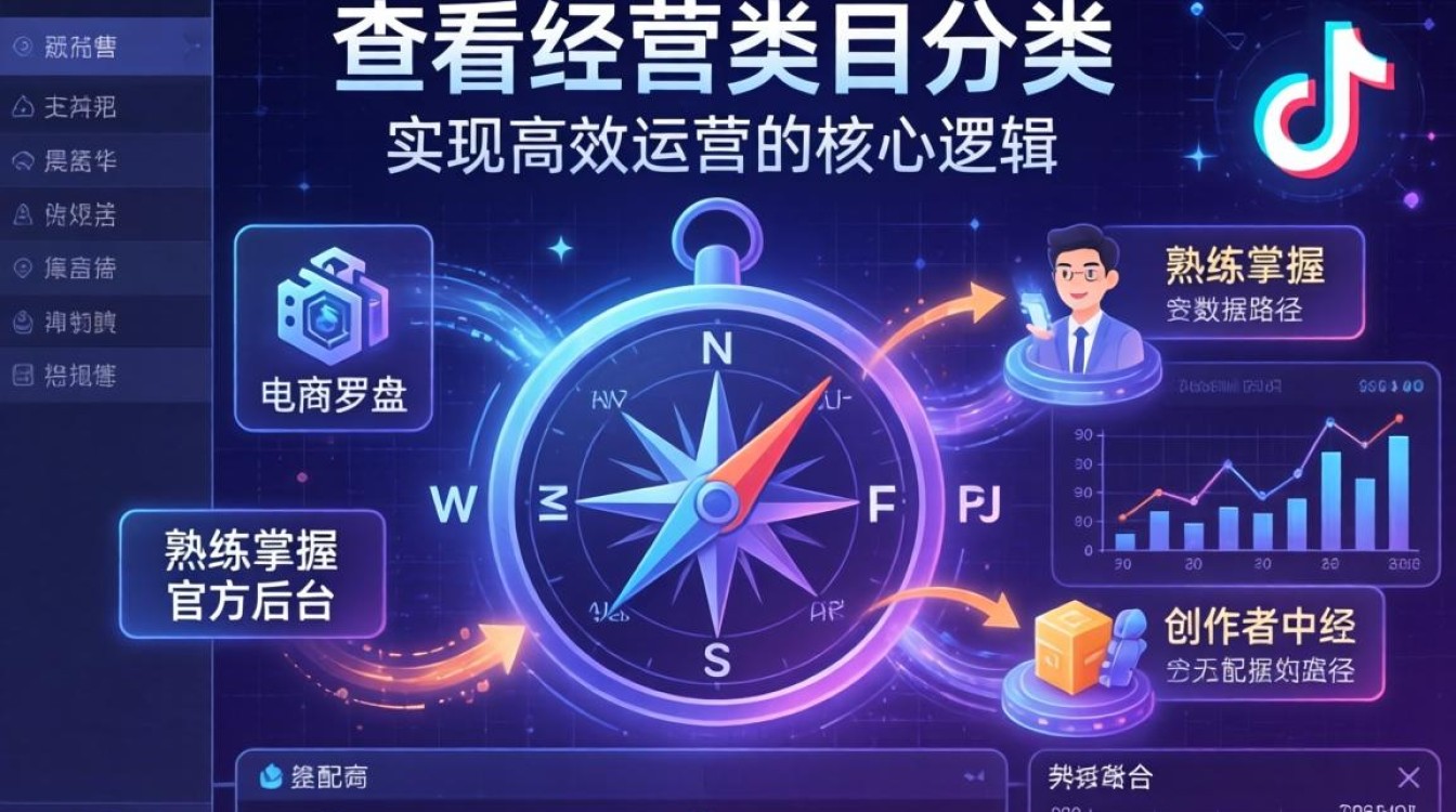 抖音怎么看经营类目分类
