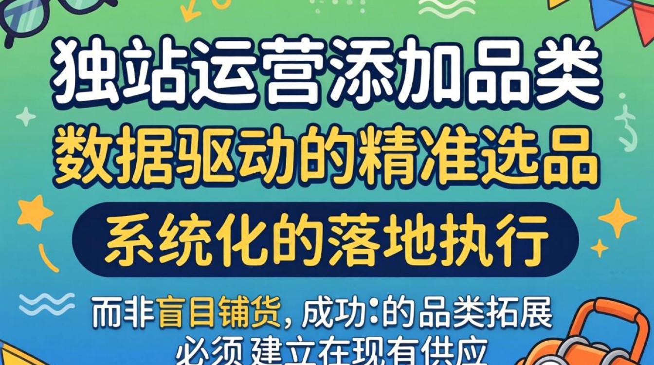 独立站如何增加新产品类目