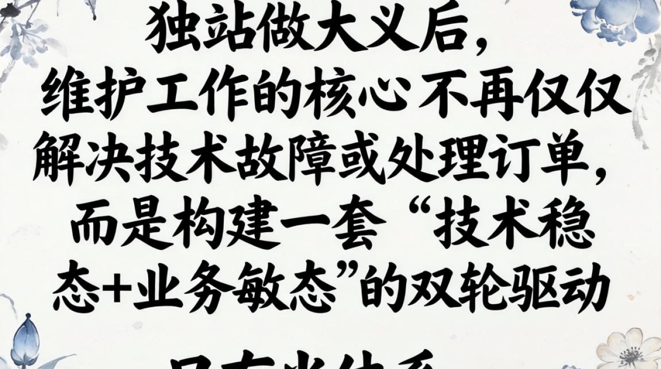 独立站做大之后怎么维护