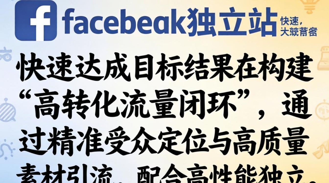 Facebook独立站如何快速出单