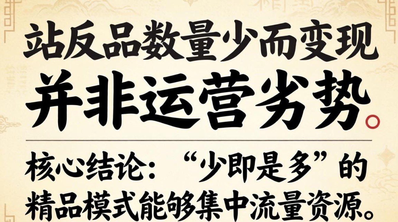 独立站产品少如何快速变现