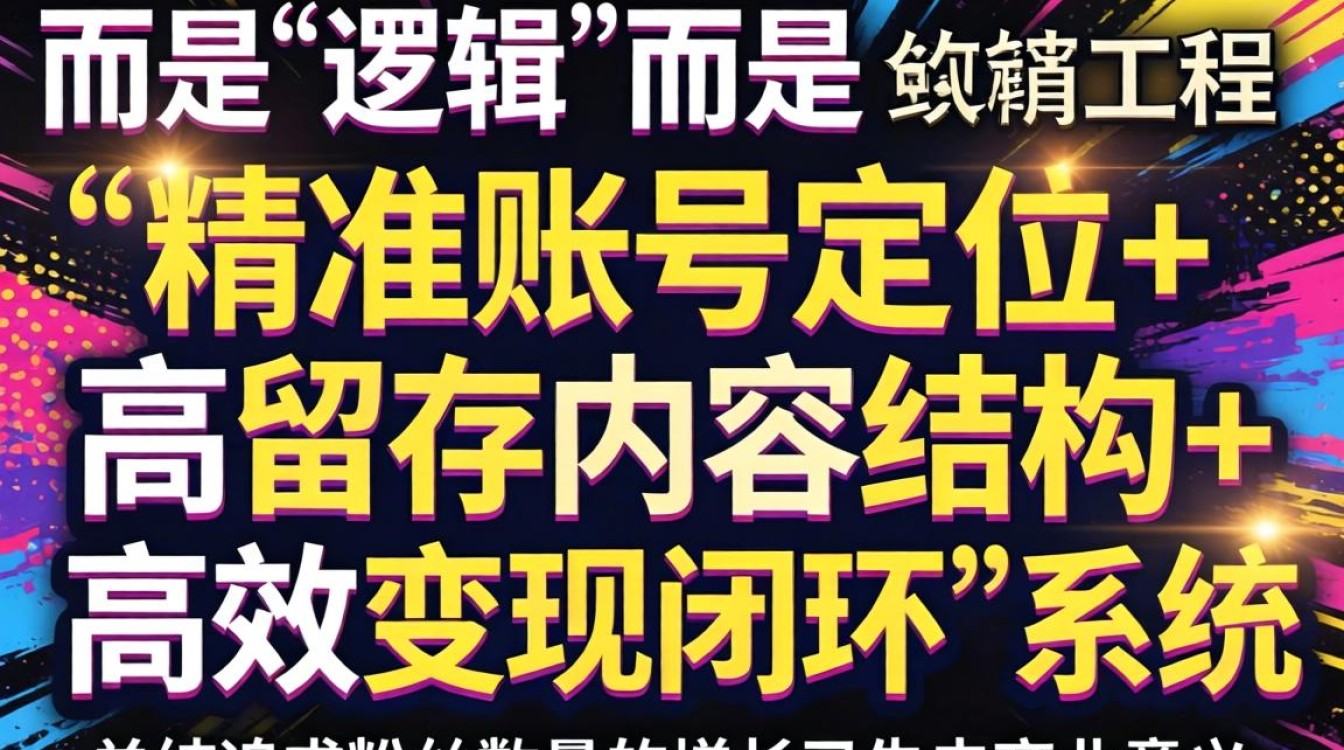 抖音日涨粉完整版运营攻略与变现