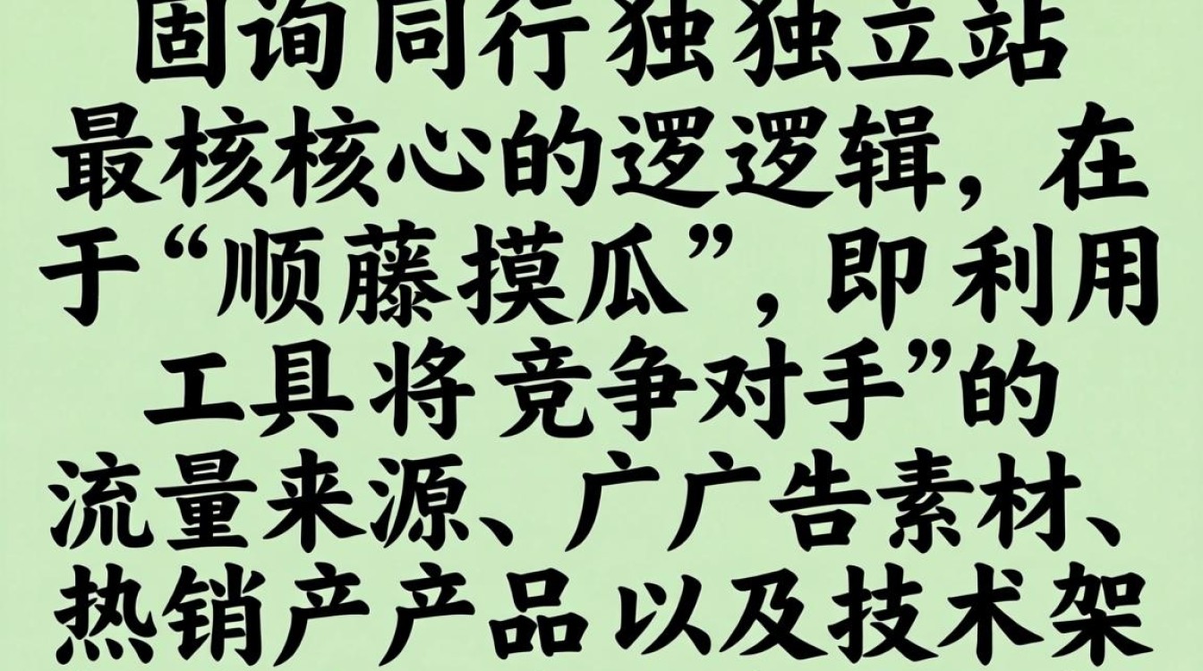 独立站如何分析竞争对手流量