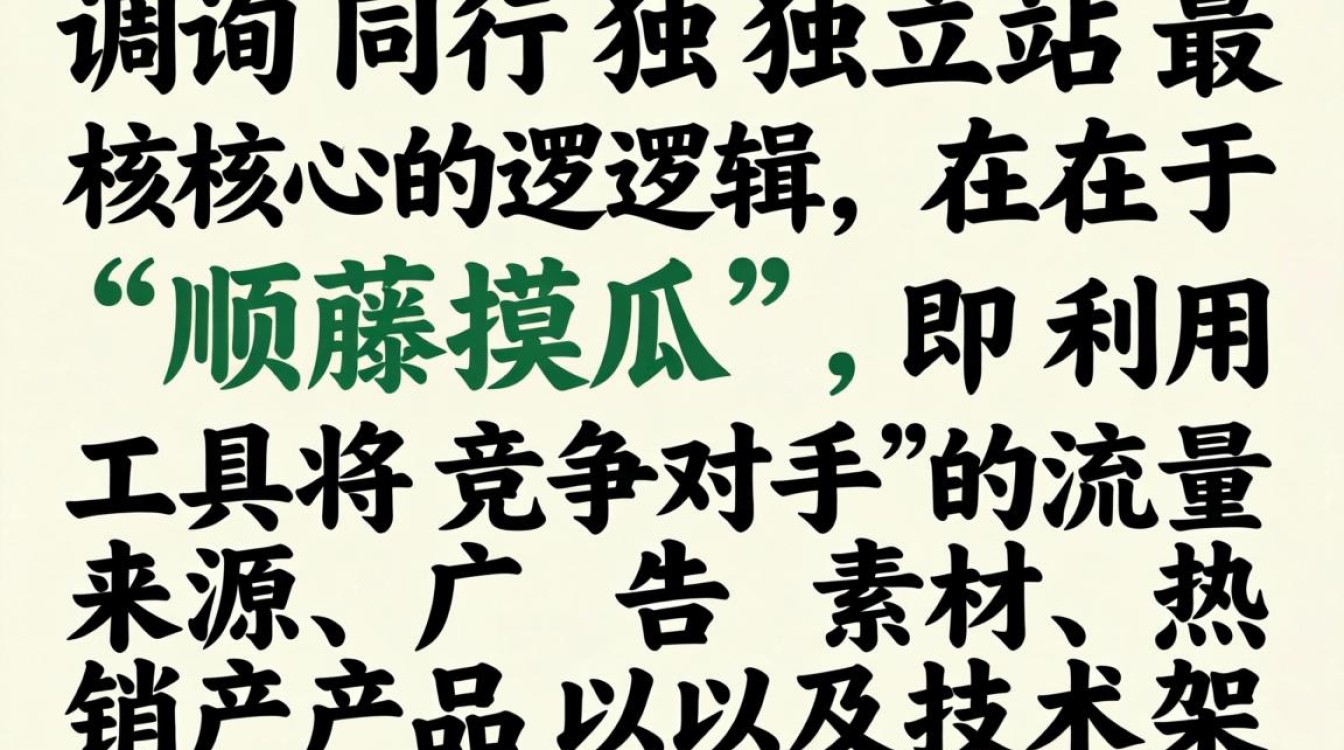 独立站如何分析竞争对手流量