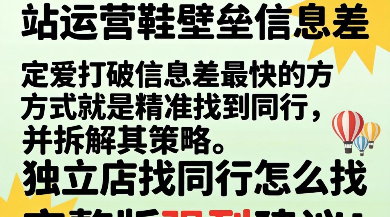 独立站如何快速分析竞争对手