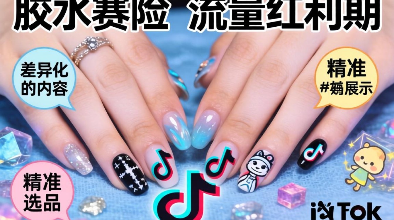 TikTok美甲有胶水怎么变现