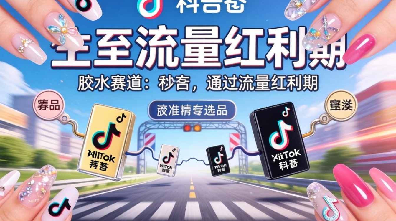 TikTok美甲有胶水怎么变现