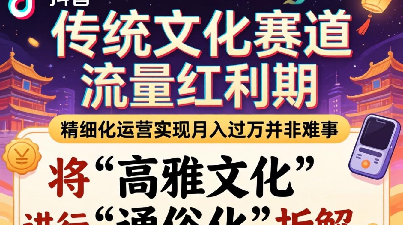 传统文化短视频如何快速变现